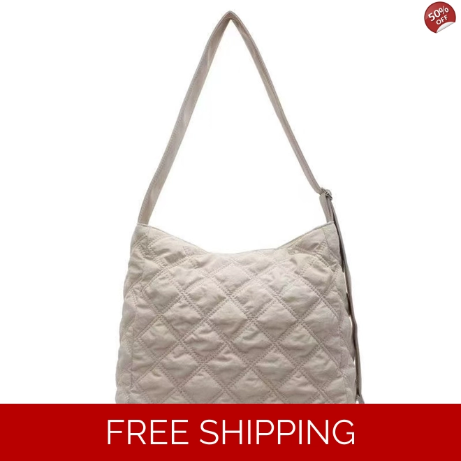 product Image for Crossbody Large Capacity Bag for Women Casual Versatile Lightweight Single Shoulder Tote Bag Cotton